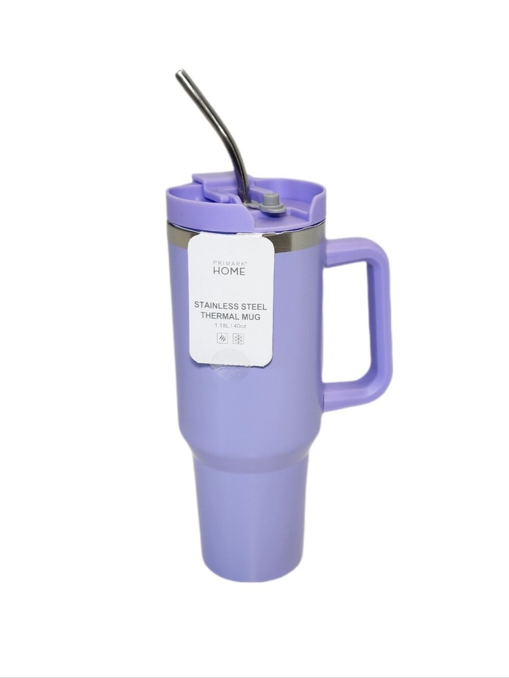 Primark Lavender Stainless Steel Mug - NWT